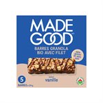 Made Good Organic Chocolate Drizzled Granola Bars Vanilla Flavour 5 Bars x 24 g (120 g)
