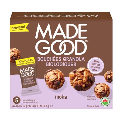 Made Good Organic Mocha Granola Bites 185G