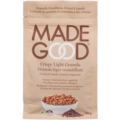 Made Good Granola Léger Croustillant Cacao Croquant 284 g