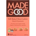 Made Good Soft Baked Mini Cookies Sweet Cinnamon 5 Portion Packs x 24 g (120 g) 120g