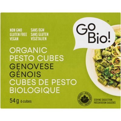 GoBio! Organic Pesto Cubes Genovese 6 Cubes 54 g 