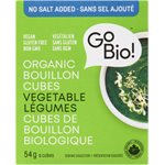 GoBio! Organic Bouillon Cubes Vegetable 6 Cubes 54 g 