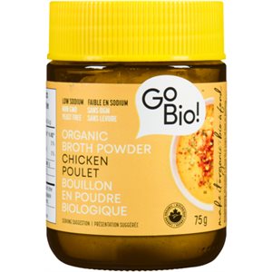 GoBio! Organic Broth Powder Chicken 75 g 