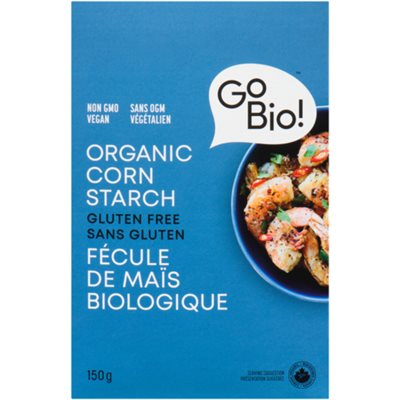 GoBio! Fécule de Maà¯s Biologique Sans Gluten 150 g