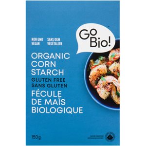 GoBio! Fécule de Maà¯s Biologique Sans Gluten 150 g