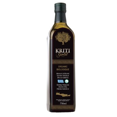 kriti Organic Greek Extra Virgin Olive Oil 750ml
