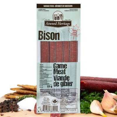 Atwood Heritage Sausage Stick Bison 125g