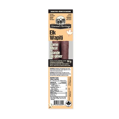 Atwood Heritage Wapiti Sausage Sticks - 2Pk