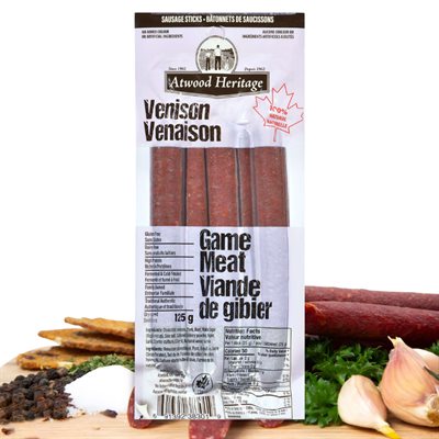 Atwood Heritage Sausage Stick Venison 125g