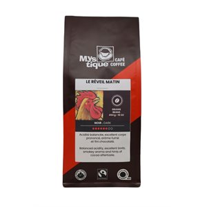 Cafe Mystique Organic Coffee le Reveil Matin Blend Full Body Beans 454g