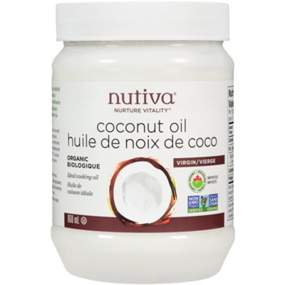 Nutiva Nurture Vitality Coconut Oil Virgin Organic 860 ml 