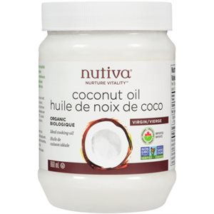 Nutiva Nurture Vitality Huile de Noix de Coco Vierge Biologique 860 ml