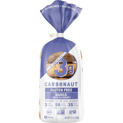 Carbonaut Bagel Citron Et Bleuet Sans Gluten Faible En Glucide 335G