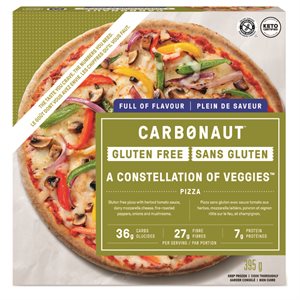 CARBONAUT PIZZA VÉGÉTARIENNE SANS GLUTEN 395g