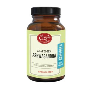 Clef Des Champs Organic Ashwagandha 500mg 85caps