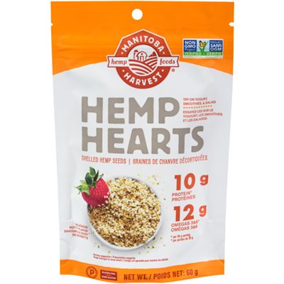 Manitoba Harvest Hemp Foods Hemp Hearts Shelled Hemp Seeds 60 g 60g