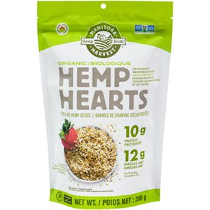 Manitoba Harvest Hemp Foods Hemp Hearts Graines de Chanvre Décortiquées Biologique 200 g