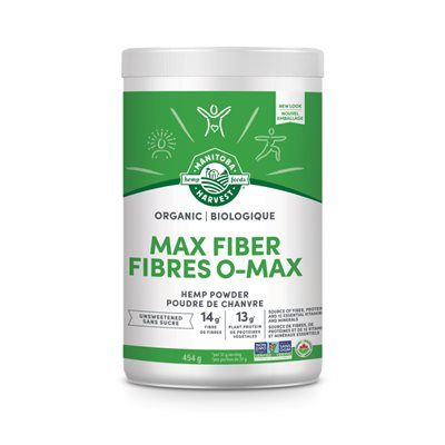 Manitoba Harvest Organic Max Fiber Hemp Powder 454g