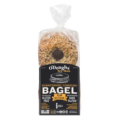 O'Doughs Bagel Minces Complet 6 Bagels 300 g