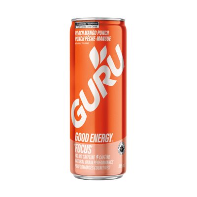 Guru Good Energy Peach Mango Punch 355Ml