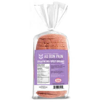 Au Bon Pain Pain d'épeautre bio 550g Au Bon Pain Pain d'épeautre bio 550g