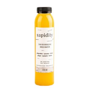 SAPIDITY EAU VIVANTE DE BOULEAU GINGEMBRE CURCUMA