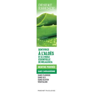 Dentifrice ¸à L'Aloés Et ¸à L'Huile