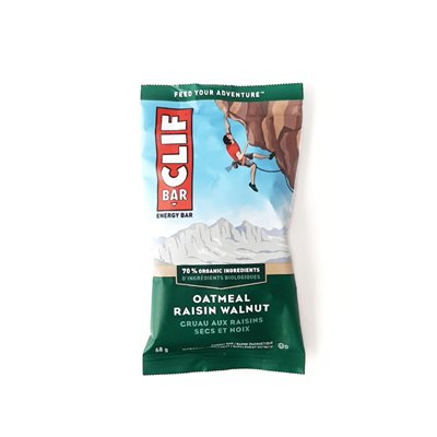 Clif Bar Barre énergétique Cruau aux Raisins Secs et Noix 68 g