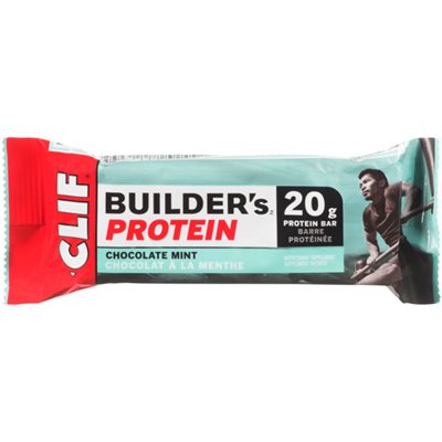 Clif Builders Barre Protéinée Saveur de Chocolat à la Menthe 68 g