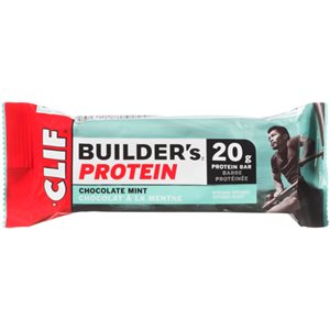 Clif Builders Barre Protéinée Saveur de Chocolat à la Menthe 68 g