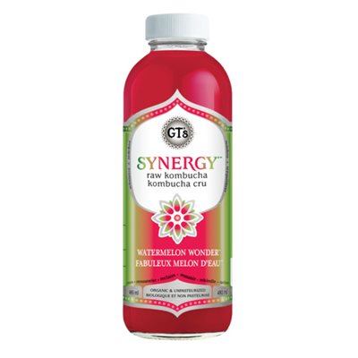 GT'S Synergy Kombucha Watermelon Wonder 480 ml 