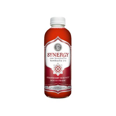 GT'S Synergy Raw Kombucha Strawberry Serenity 480ml