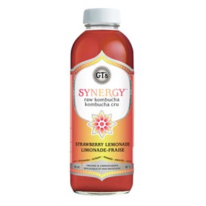 GT's Living Foods Synergy Kombucha Strawberry Lemonade 480 ml