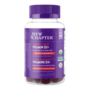New Chapter Vitamin D3+ 1000IU Gummy 60gummies