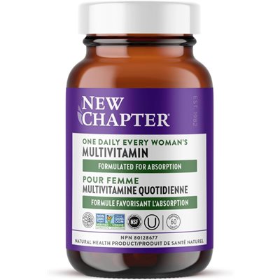 New Chapter Multivitamine Quotidienne pour femmes 90caps