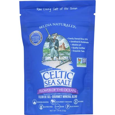 Celtic Sel De Mer Sac Refermable Fleur De Sel 114Gr