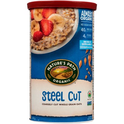 Nature's Path Coarsely Cut Whole Grain Oats Steel Cut Organic 850 g 