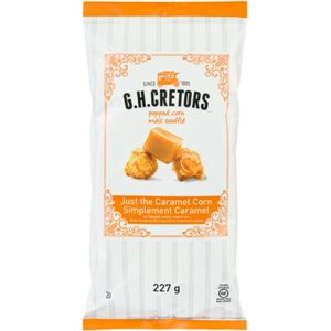 G.H. Cretors Popped Corn Just the Caramel Corn 227 g 