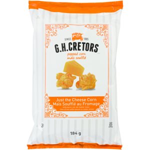 G.H. Cretors Popped Corn Just the Cheese Corn 184g