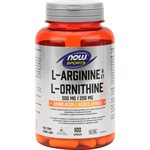 Now  L-Argini / L-Ornithi 500 / 250 100Caps
