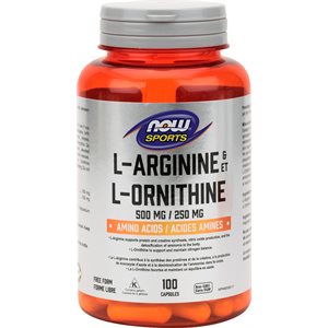 L-Arginine / Ornithine 500 / 250 100cap 