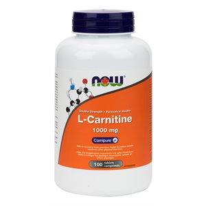 L-Carnitine 1000Mg Puissance Double 100Comp