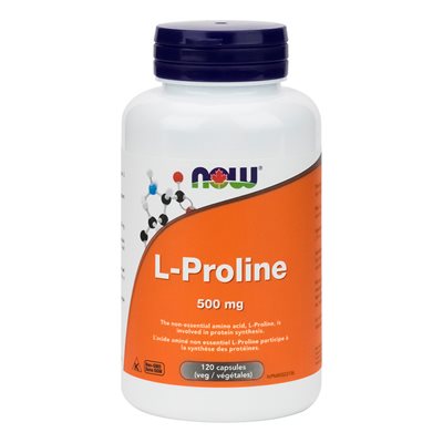 Now L-Proline 500mg 120vcap 