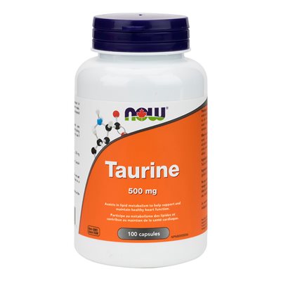 Taurine 500Mg 100Caps