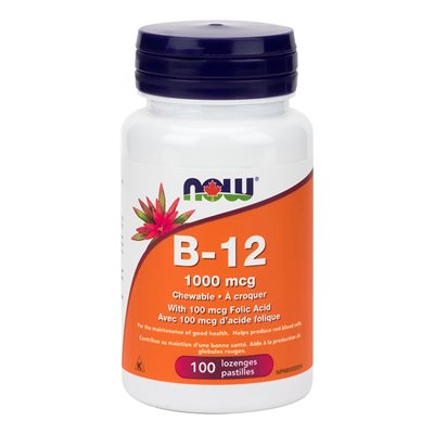 B-12 1000mcg+Folic Acid 100mcg 100chews