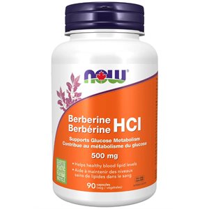 Now Berberine Hci 500Mg 90Vcap