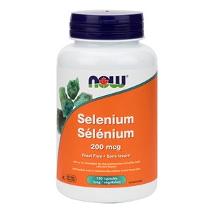 Selenium 200Mcg Sans Levure 180Vcaps