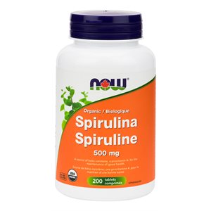 Organic Spirulina 500mg 200tab 