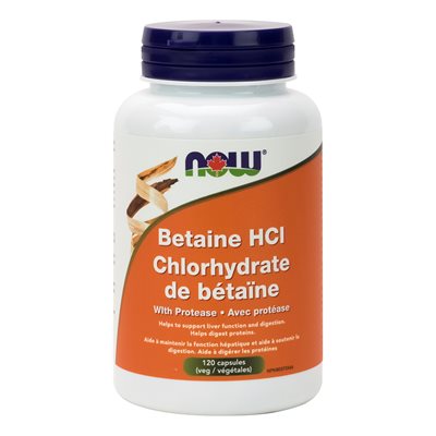 Chlorhydrate De Betaine+Protease 120Vcaps