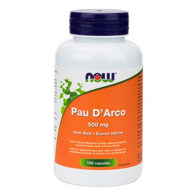 Now Pau D'Arco 500mg 100vcap 